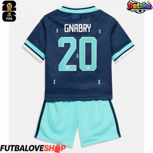 Dres Nemecko Serge Gnabry #20 Preč pre deti MS 2026 Krátky Rukáv (+ trenírky)